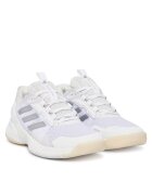 adidas Дамски спортни обувки - бели - текстил - за зала