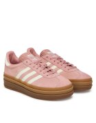 adidas Дамски спортни обувки - Gazelle Bold - розови - естествена кожа