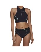 adidas Дамско спортно горнище Stella McCartney True Pace - черно - еластична материя - за фитнес/фитнес