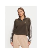 adidas Дамско спортно яке тъмнозелено - дишащо