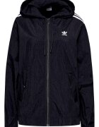 adidas Дамско яке за вятър - Рециклиран полиамид - 32 - Черно