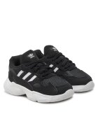 adidas Детски спортни обувки - Falcon El I - за бягане - еко кожа - Cblack/Ftwwht/Ftwwht