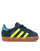 adidas Детски спортни обувки Gazelle - естествена кожа - Nindig/Syello/Ltblue