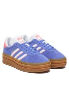 adidas Детски спортни обувки - Gazelle - естествена кожа - виолетови - платформа