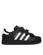 adidas Детски спортни обувки - Superstar - екологична кожа - велкро -