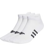 adidas Комплект 3 чифта чорапи Light Low бял