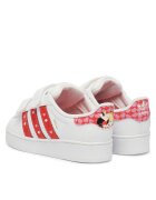 adidas Маратонки за момичета - естествена кожа - бели