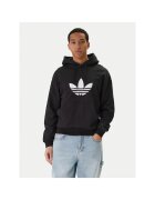 adidas Мъжка спортна блуза - ежедневна - черна - памук