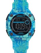 adidas Мъжки часовник - City Tech Two - Кварцов - Дигитален дисплей - Син
