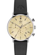 adidas Мъжки часовник CODE ONE CHRONO - силиконова каишка - сребрист/черен