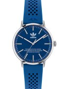adidas Мъжки часовник CODE ONE - син/сребрист - силиконова каишка - водоустойчив 5 ATM