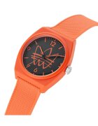 adidas Мъжки часовник PROJECT TWO AOST22562 - 38x10mm - оранжев - резинова каишка - водоустойчивост 5 ATM