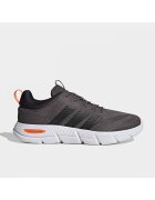 adidas Мъжки спортни обувки - Cloudfoam Flex - еластични връзки - повишен комфорт - цвят CHACOA/CBLACK/PUOR - текстилен материал