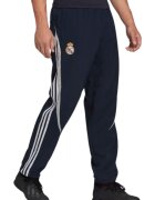 adidas Мъжки спортни панталони тъмносин цвят - 100% рециклиран полиестер - с лого и райета -