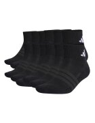 adidas Омекотени чорапи до глезена Essentials - 12 чифта - Черен
