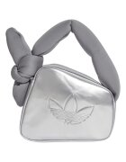 adidas Originals Чанта Mini Airliner от еко кожа с релефно лого Сребрист