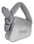 adidas Originals Чанта Mini Airliner от еко кожа с релефно лого Сребрист