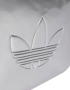 adidas Originals Чанта Mini Airliner от еко кожа с релефно лого Сребрист