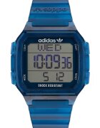 adidas Originals Часовник Street Digital One GMT - мултифункционален - син - гумен