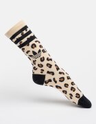 adidas Originals Дълги чорапи с животинска шарка - 2 чифта Тъмнокафяв/Бял/Светло бежово