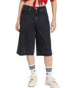 adidas Originals Дънки с широк крачол и контрасти - Избеляло черно