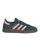 adidas Originals Хандбални обувки Spezial от велур и кожа - Тъмнозелен/Розово