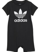 adidas Originals Къс гащеризон и шапка Черен/Бял