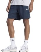 adidas Originals Къс панталон с джобове встрани - Бял/Тъмносин