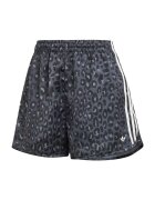 adidas Originals Къс панталон с висока талия Бял/Антрацитно сиво