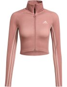 adidas Originals Къс суитшърт Firebird Прашно розово
