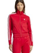 adidas Originals Къс суитшърт Firebird с цип Корал