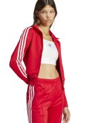 adidas Originals Къс суитшърт Firebird с цип Корал