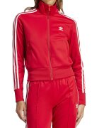 adidas Originals Къс суитшърт Firebird с цип Корал