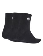 adidas Originals Къси унисекс чорапи - 3 чифта Черен