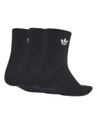 adidas Originals Къси унисекс чорапи - 3 чифта Черен
