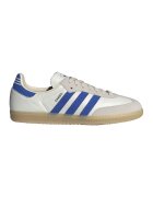 adidas Originals Кожени маратонки Samba с велур - Бял/Син