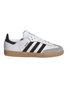 adidas Originals Кожени спортни обувки Samba OG с велур - Светло кафяво/Бял/Карамел