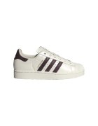 adidas Originals Кожени спортни обувки Superstar II - Бордо/Слонова кост