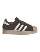 adidas Originals Кожени спортни обувки Superstar II - Бял/Кафяв