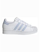 adidas Originals Кожени спортни обувки Superstar II - Бял/Лавандула