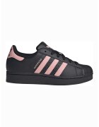 adidas Originals Кожени спортни обувки Superstar II - Черен/Пастелнорозов