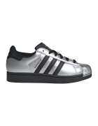 adidas Originals Кожени спортни обувки Superstar II - Черен/Сребрист