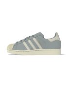 adidas Originals Кожени спортни обувки Superstar II - Слонова кост/Син