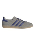 adidas Originals Кожени спортни обувки за закрито Gazelle със синтетика - Сив/Тъмносин