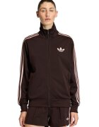 adidas Originals Олекотен суитшърт Firebird с цип - Кафяв/Светлорозов