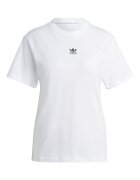 adidas Originals Памучна тениска с лого Бял