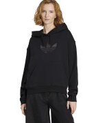 adidas Originals Памучно худи с лого - Черен