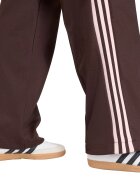 adidas Originals Прав спортен панталон Classic с джобове с цип Кафяв/Розово