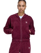 adidas Originals Рипсено худи с цип и джобове