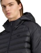 adidas Originals Слим зимно яке с олекотен дизайн Черен
